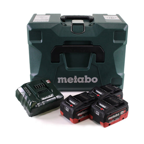 Kit de base Metabo LIHD + 3x batterie 5,5 Ah + chargeur + Metaloc (685169520)