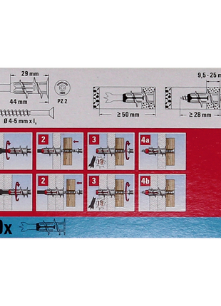 Fischer Profibox DUO-Line  : DUOPOWER 8x40mm + 400 pcs - DUOTEC 10M + 50 pcs - DUOBLADE + 50 pcs  ( 553668 )