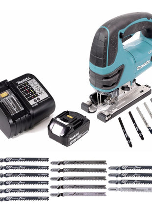 Makita DJV 180 SF1 Akku Stichsäge 18V + 1x Akku 3,0Ah + Ladegerät + 21x Stichsägeblatt