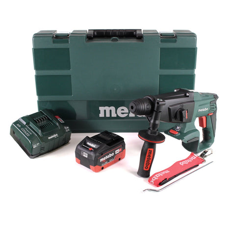 Martillo combinado a batería Metabo KHA 18 LTX 18V + 1x batería 8.0Ah + cargador + estuche