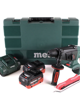 Marteau combiné à batterie Metabo KHA 18 LTX 18V + 2x batteries 8,0Ah + chargeur + mallette