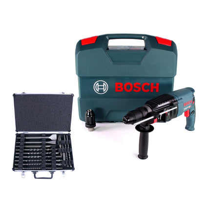 Bosch GBH 2-26 F rotary hammer 830W 2.7J SDS-plus + 17-piece drill bit and chisel set + case