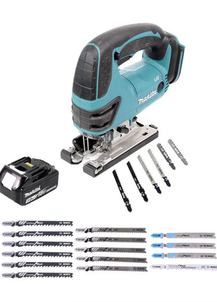 Makita DJV 180 F1 Akku Stichsäge 18V + 1x Akku 3,0Ah + 21x Stichsägeblatt - ohne Ladegerät