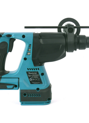 Taladro percutor a batería Makita DHR 242 RGJ 18V 2.0J SDS-plus sin escobillas + 2x batería 6.0Ah + cargador + Makpac