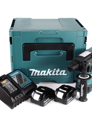 Makita DHR 242 RGJ Akku Bohrhammer 18V 2,0J SDS-plus Brushless + 2x Akku 6,0Ah + Ladegerät + Makpac