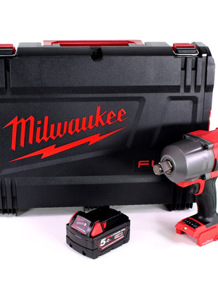 Clé à chocs sans fil Milwaukee M18 ONEFHIWF34 501 3/4" 18V 1627Nm + 1x batterie 5.0Ah + boîtier HD - sans chargeur