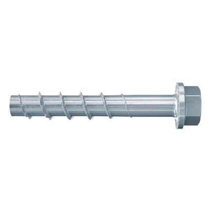 Fischer ULTRACUT FBS II tornillo para hormigón 8x80mm 30/15 100 piezas cabeza hexagonal SW13 arandela TX40 galvanizado (536853)