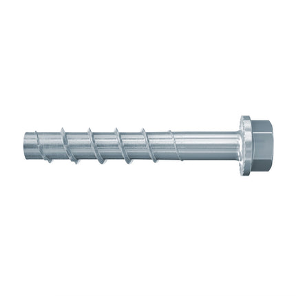 Fischer ULTRACUT FBS II tornillo para hormigón 8x80mm 30/15 200 piezas cabeza hexagonal SW13 arandela TX40 galvanizado (553686)
