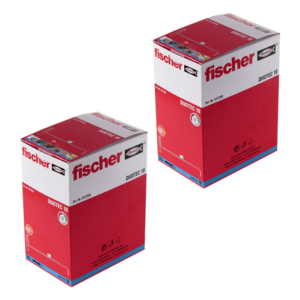 Fischer Hohlraumdübel DUOTEC 10 50mm 100 Stk. ( 2x 537258 )