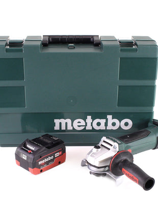 Metabo W 18 LTX 125 Meuleuse d'angle rapide 18V 125mm + 1x batterie 5,5Ah + coffret - sans chargeur