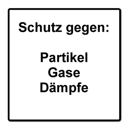 Dräger X-plore 3300 L Atemschutz Maske Halbmaske für Bajonettfilter Größe L + 2x X-plore A2 Gasfilter Bajonettfilter ( 6738873 )