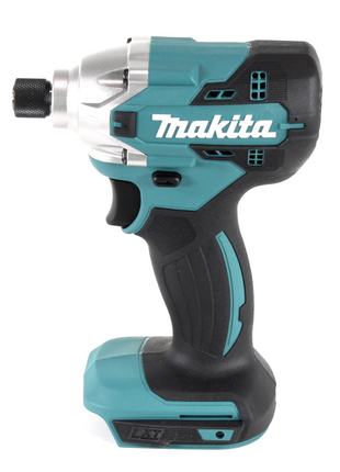 Makita DTD 156 SF1X4 Akku Schlagschrauber 18V 155Nm + 1x Akku 3,0Ah + Ladegerät + 70 tlg. Bit Bohrer Set + Alu Werkzeug Schubladen Koffer X4 mit Universaleinlage