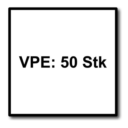 Fein E-Cut Long-Life Starlock Lame de scie 50x50 mm Bi-métal, 50 pcs. ( 63502221250 )