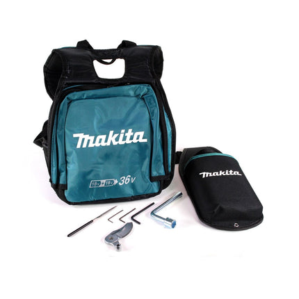 Tijeras de podar a batería Makita DUP 361 PT2 36 V (2x 18 V) + 2x baterías 5,0 Ah + cargador doble + bolsa
