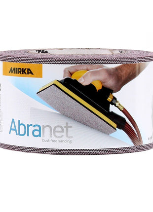 Rollo de papel de lija Mirka ABRANET 75mm x 10m P120 rollo de lija Velcro (545BI001123R)