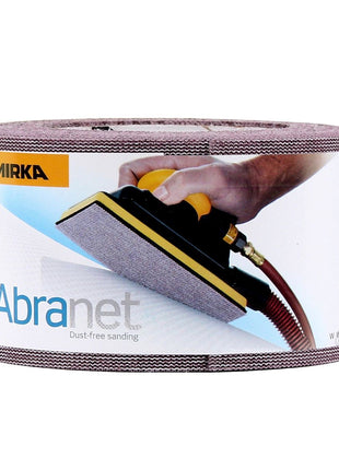 Rollo de papel de lija Mirka ABRANET 75mm x 10m P180 rollo de lija Velcro (545BI001183R)