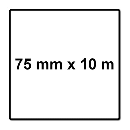 Mirka ABRANET Schleifpapier Rolle 75mm x 10m P320 Schleifrolle Klett ( 545BI001323R )