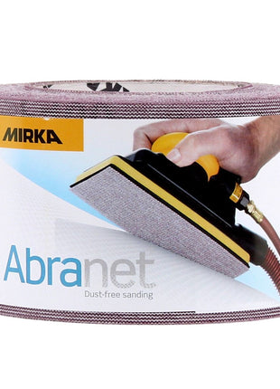 Mirka ABRANET Schleifpapier Rolle 75mm x 10m P400 Schleifrolle Klett ( 545BI001413R )