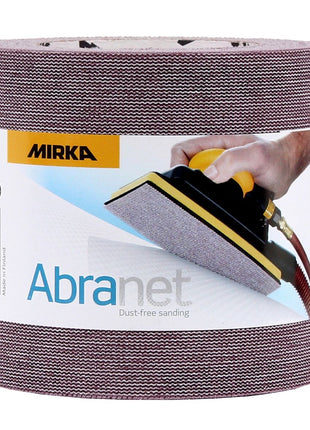 Mirka ABRANET Schleifpapier Rolle 115mm x 10m P240 Schleifrolle Klett ( 545BY001253R )