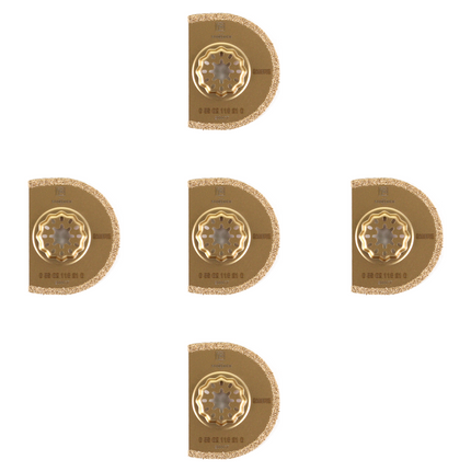 Lama in metallo duro Fein, 75 mm, Starlock 5 pezzi ( 63502118230 )