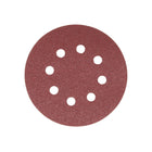 Makita 2x sanding paper velcro 125mm K80 100 pcs ( 2x P-43642 ) for DBO BO DCW DWE GEX PEX SXE BOS