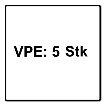 Festool 5x Feinzahn Kreissägeblatt HW 216 x 2,3 x 30 mm W60 216 mm 60 Zähne ( 5x 500125 )