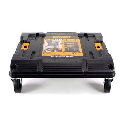 DeWalt DWST1-71229 TSTAK Cart Rollbrett Stapel Wagen + DT 70716 TSTAK CADDY Box + Bit und Steinbohrer FlexTorq Set 75-tlg.