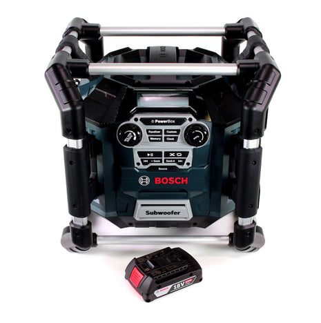 Radio de obra Bosch GML 20 14,4-18V + 1x batería 2,0Ah - sin cargador