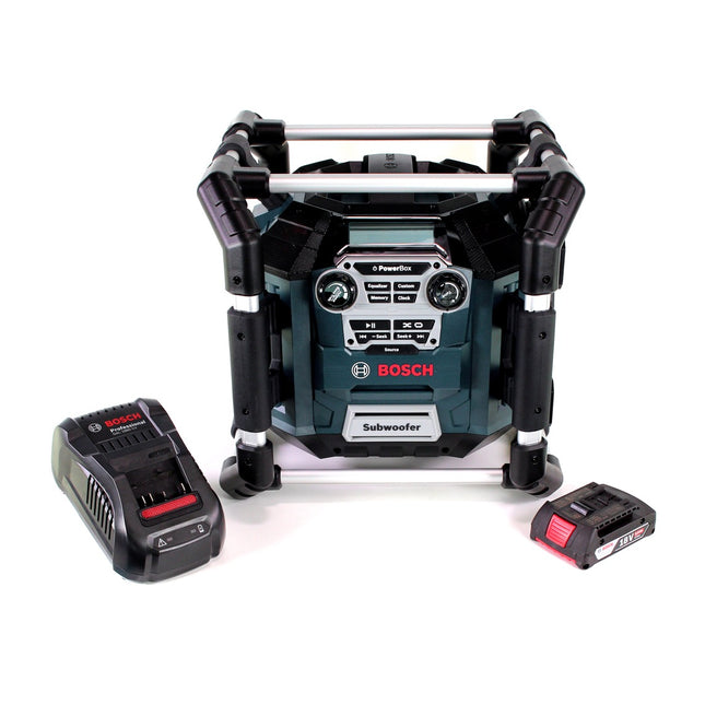 Radio de chantier Bosch GML 20 14,4-18V + 1x batterie 2,0Ah + chargeur