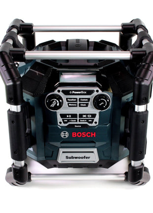 Radio de obra Bosch GML 20 14,4-18V + 2x baterías 2,0Ah + cargador