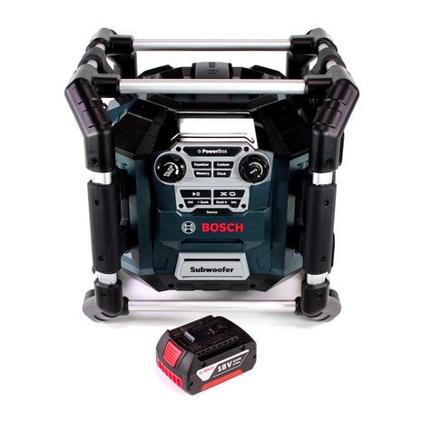 Radio de obra Bosch GML 20 14,4-18V + 1x batería 3,0Ah - sin cargador