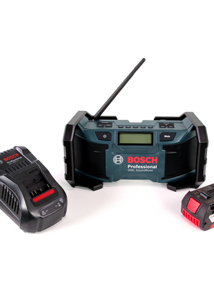 Bosch GML SoundBoxx Baustellenradio 14,4-18V + 1x Akku 5,0Ah + Ladegerät