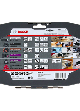 Multicortador a batería Bosch GOP 18 V-EC 18 V Starlock sin escobillas Solo + Starlock Set Best of Renovation 5 piezas. - sin batería, sin cargador