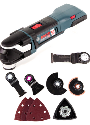 Multicortador Bosch GOP 18V-28 Batería 18V StarlockPlus Sin Escobillas + Juego Starlock Best of Renovation 5uds. - sin batería, sin cargador