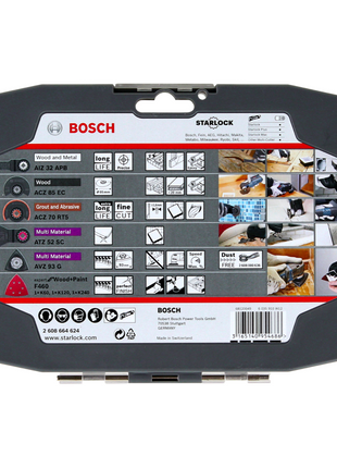 Multicortador Bosch GOP 18V-28 Batería 18V StarlockPlus Sin Escobillas + Juego Starlock Best of Renovation 5uds. - sin batería, sin cargador