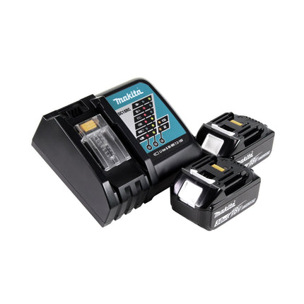 Makita DUB 362 RF akumulatorowa dmuchawa do liści 2x18V + 2x akumulator 3.0Ah + ładowarka