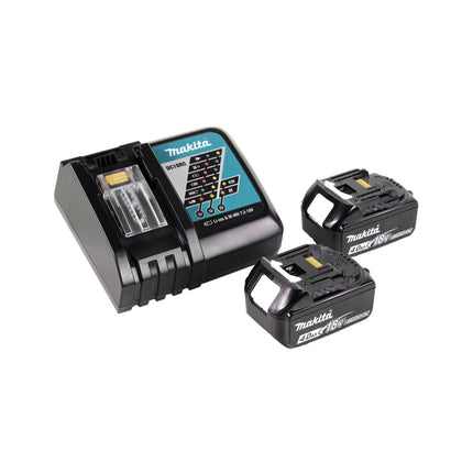 Makita DUB 362 RM cordless leaf blower 2x18V + 2x battery 4.0Ah + charger