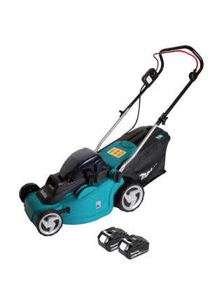 Makita DLM 380 G2 tondeuse à gazon à batterie 36V (2x18V) 38cm + 2x batterie 6,0Ah - sans chargeur