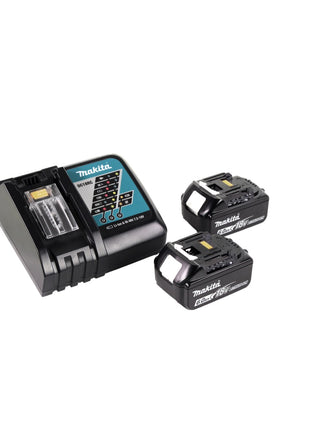 Makita DLM 380 RG2 tondeuse à gazon à batterie 36V (2x18V) 38cm + 2x batterie 6,0Ah + chargeur