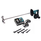 Makita DUT 130 RM batidora sin cable 18V M14 Brushless + 2x batería 4.0Ah + cargador