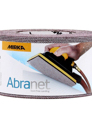 Mirka ABRANET 2x Schleifpapier Rolle 75mm x 10m P80 Schleifrolle Klett ( 2x 545BI001803R )