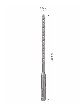 Bosch Hammerbohrer SDS-plus 7X Bohrer 5x100x165mm Carbide ( 2608576105 ) PGM zertifiziert