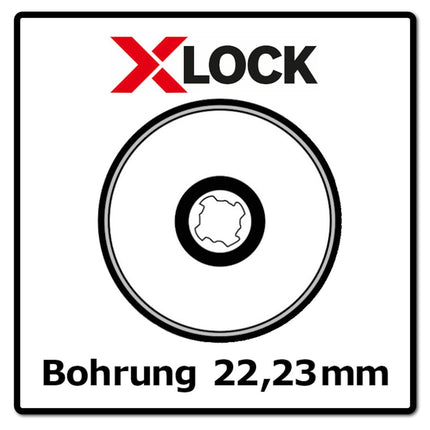 Bosch Trennscheibe X-LOCK Carbide Multiwheel 125x1x22,23mm ( 2608619284 )