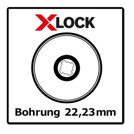 Bosch Fächerschleifscheibe X571 X-LOCK Best for Metal 125x22,23mm K40 ( 2608619209 ) gerade Ausführung - Toolbrothers