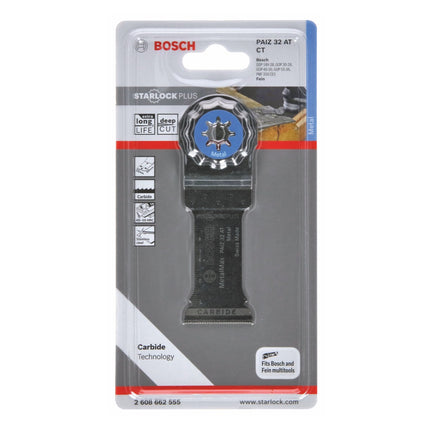 Bosch PAIZ 32 AT Lama per tagli dal pieno MetalMax, 32x50mm, Starlock Plus ( 2608662555 )