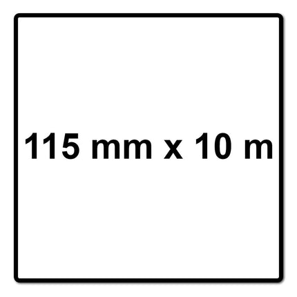 Mirka ABRANET 2x rollo de papel de lija 115mm x 10m P320 rollo de lija Velcro (2x 545BY001323R)