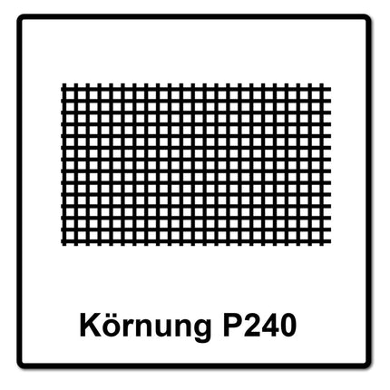 Mirka Goldflex Soft Perforated sanding sheet roll 115x125mm, P240 - 400 pcs. (2x 2912707025)