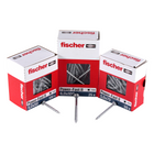 Fischer Power-Fast II FPF II Viti per pannelli 6,0x100 mm - 25 pz. ( 670458 ) Testa svasata con filettatura Torx piena elettrolitica, blu passivata