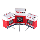 Fischer Power-Fast II FPF II tornillos para aglomerado 6,0x130 mm 100 piezas (670461) cabeza avellanada con rosca parcial Torx, galvanizado, pasivado azul