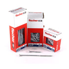 Fischer Power-Fast II FPF II tornillos para aglomerado 6,0x60 mm 200 piezas (670482) cabeza avellanada con rosca parcial Torx, galvanizado, pasivado azul